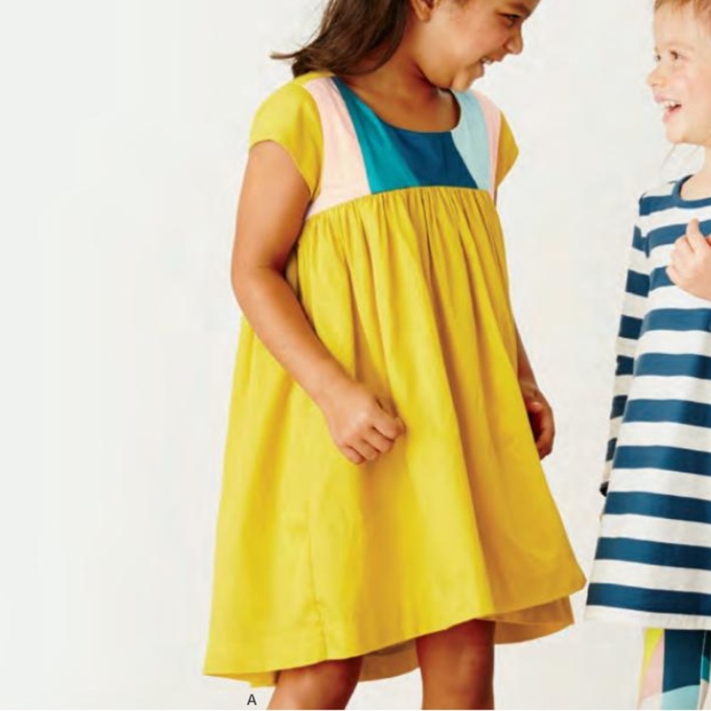 Tea Collection Aurora color block hi-low dress 8 - Picture 1 of 6